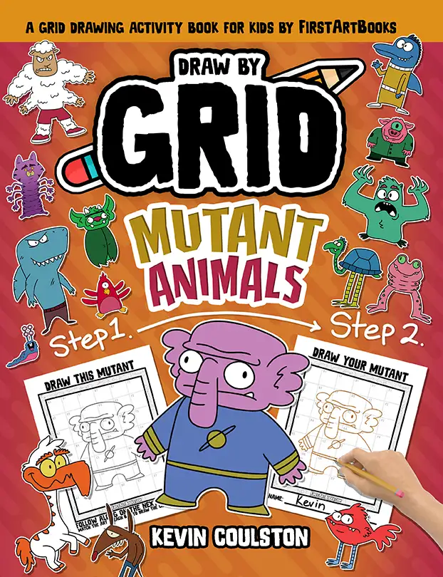Cover of Draw by Grid: Mutant Animals