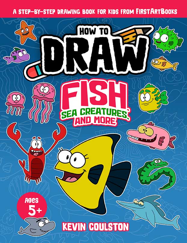 Cover of How to Draw: Fish, Sea Creatures, And More